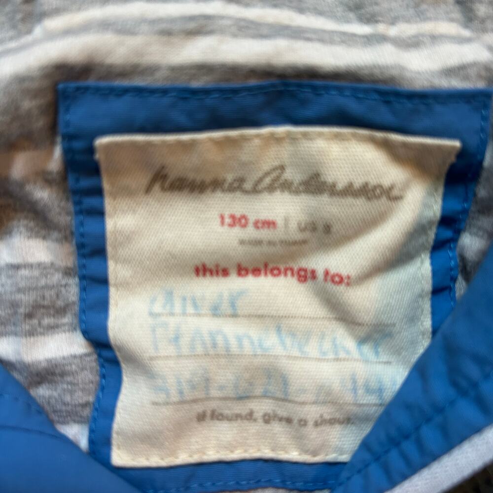 Hanna Andersson Wind At Your Back Anorak Jacket 130 - Picture 4 of 5